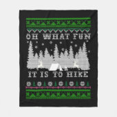 leuk kerstfeest fleece deken (Voorkant)