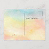 Leuk kerstfeest in juli feest uitnodiging briefkaart (Achterkant)