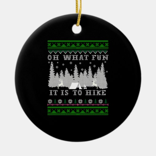 leuk kerstfeest keramisch ornament (Voorkant)