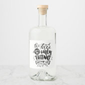 leuk kerstfeest likeurfles etiket (Voorkant)