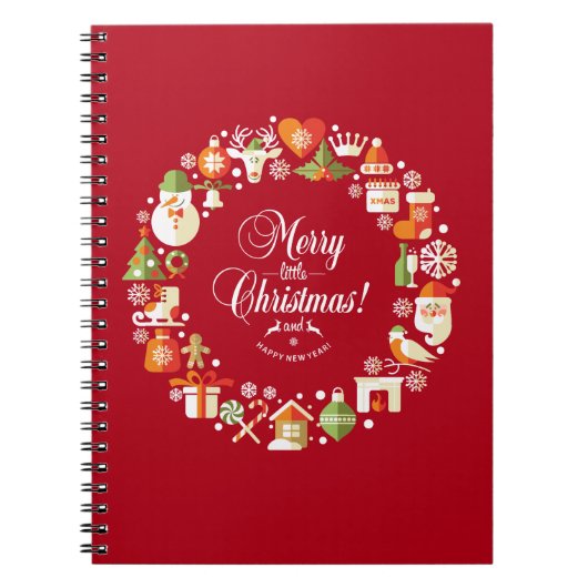 Leuk kerstfeest | NOTITIEBOEK (Voorkant)