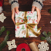 LEUK KERSTFEESTELIJK JOY CADEAU INPAKPAPIER