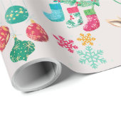 LEUK KERSTFEESTELIJK JOY CADEAU INPAKPAPIER (Rol Hoek)