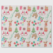 LEUK KERSTFEESTELIJK JOY CADEAU INPAKPAPIER (Vlak)