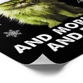 Leuk Kerstkostuum - Ik haat ochtendmensen - ca Poster (Hoek)