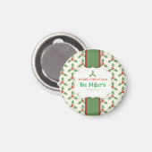 LEUK! Kerstmagneet - gepersonaliseerd -Naam toevoe Magneet (Voorkant / Achterkant)