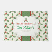 LEUK! Kerstmis Mat - gepersonaliseerd -Naam toevoe (Voorkant)