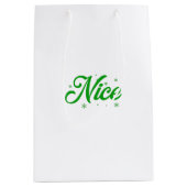 Leuk kerstpaar medium cadeauzakje (Voorkant)