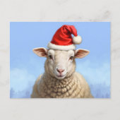 Leuk kerstschaap briefkaart (Voorkant)