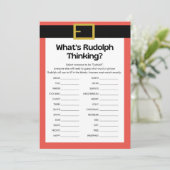 Leuk kerstspel - niet bewerkbaar - kaart (Staand voorkant)