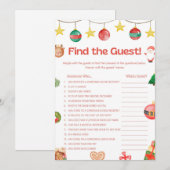 Leuk kerstspel - niet bewerkbaar - kaart (Voorkant / Achterkant)