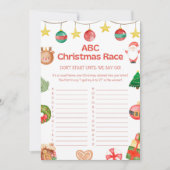 Leuk kerstspel - niet bewerkbaar - kaart (Voorkant)