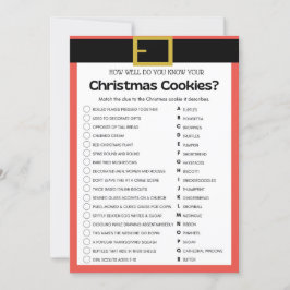 Leuk kerstspel - niet bewerkbaar - kaart