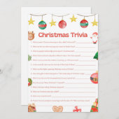 Leuk kerstspel - niet bewerkbaar - kaart (Voorkant / Achterkant)