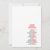 Leuk kerstspel - niet bewerkbaar - kaart (Achterkant)