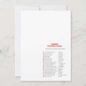 Leuk kerstspel - niet bewerkbaar - kaart (Achterkant)