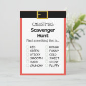 Leuk kerstspel - niet bewerkbaar - kaart (Staand voorkant)