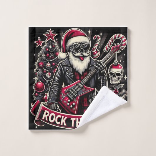 Leuk kersttrui dragen washandje (Wasdoekje)