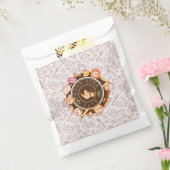 Leuk keukengerei bruin bedankzakje (Gezegeld)