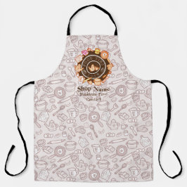 Leuk keukengerei bruin schort