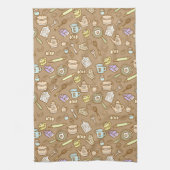 Leuk keukengerei bruin theedoek (Verticaal)