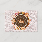 Leuk keukengerei bruin visitekaartje (Voorkant)