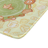 Leuk keukengerei groen snijplank (Hoek)