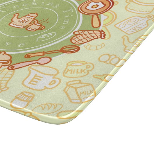 Leuk keukengerei groen snijplank (Hoek)