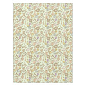 Leuk keukengerei groen tafelkleed (Voorkant)