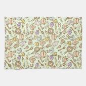 Leuk keukengerei groen theedoek (Horizontaal)