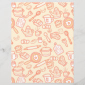 Leuk keukengerei Sinaasappel papier blad (Achterkant)