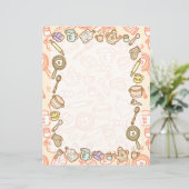 Leuk keukengerei Sinaasappel papier blad (Staand voorkant)