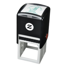 Leuk kind en hondennaam kinder bibliotheekstempel zelfinktende stempel