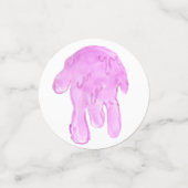 Leuk kind slijm verjaardagsfeestje confetti (Kleine voorkant)