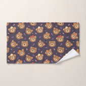 Leuk Kind teddybeer decoratief patroon Bad Handdoek (Handdoek)