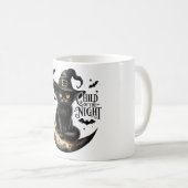 Leuk kind van de nachtkat Halloween Koffiemok (Voorkant rechts)