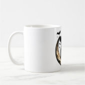 Leuk kind van de nachtkat Halloween Koffiemok (Links)
