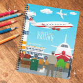 Leuk Kinder Airport-Theme Practice Schrijven Notitieboek