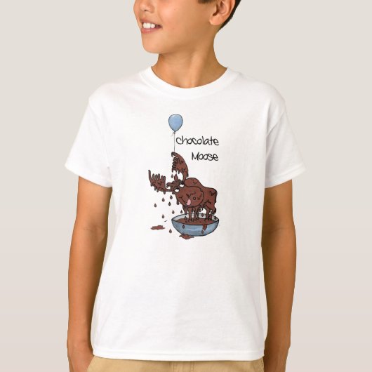 Leuk Kinder T-shirt, Chocolate Moose T-shirt (Voorkant)