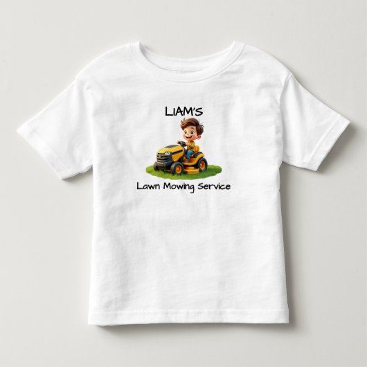Leuk Kinderen Grasmaaier T-shirt of Bodysuit (Voorkant)