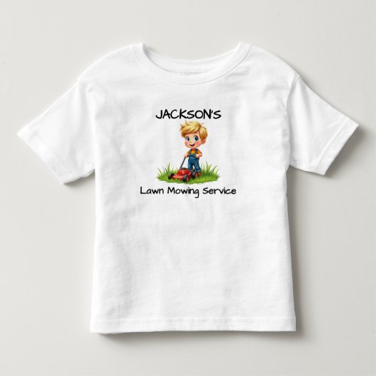 Leuk Kinderen Grasmaaier T-Shirt of Bodysuit (Voorkant)