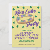 Leuk King Cake Party Kaart (Voorkant)