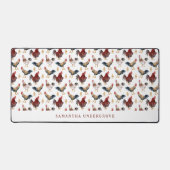 Leuk kip haan patroon bureaumat (Voorkant)