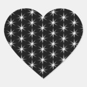 Leuk klein kleurrijk hartje hart sticker (Voorkant)