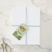 Leuk klein Oerwoud Leeuw Verjaardag Cadeaulabel (Met Touw)