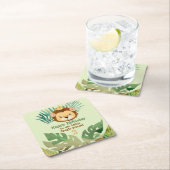 Leuk klein Oerwoud Leeuw Verjaardag Kartonnen Onderzetters (Insitu)