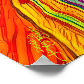 Leuk kleurrijk Abstract Expert Beginner Classroom Poster (Hoek)