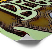 Leuk kleurrijk Abstract Expert Beginner Classroom Poster (Hoek)