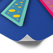 Leuk kleurrijk begin met een droominspirerend cita poster (Hoek)