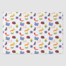 Leuk kleurrijk Bug Tissue Papier